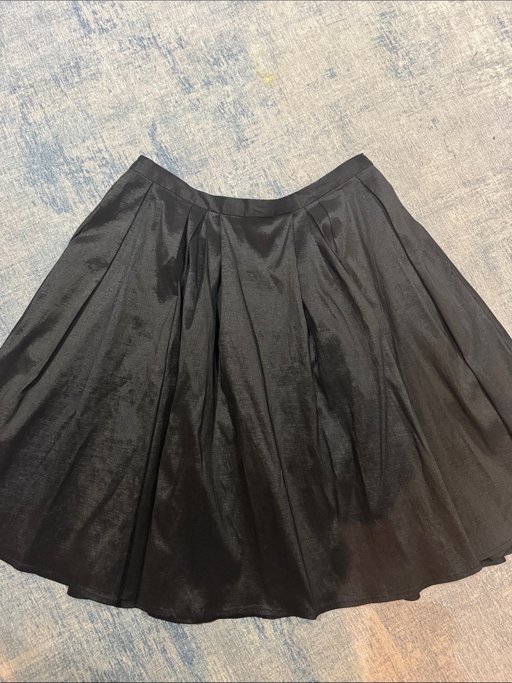 Calvin Klein Black Pleated Skirt in M